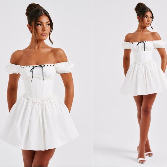 Babyboo Penelope Mini Black and White Dress Babyboo Penelope Mini Black and White Dress